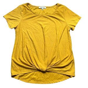 Rose + Olive Yellow Blouse Size Medium